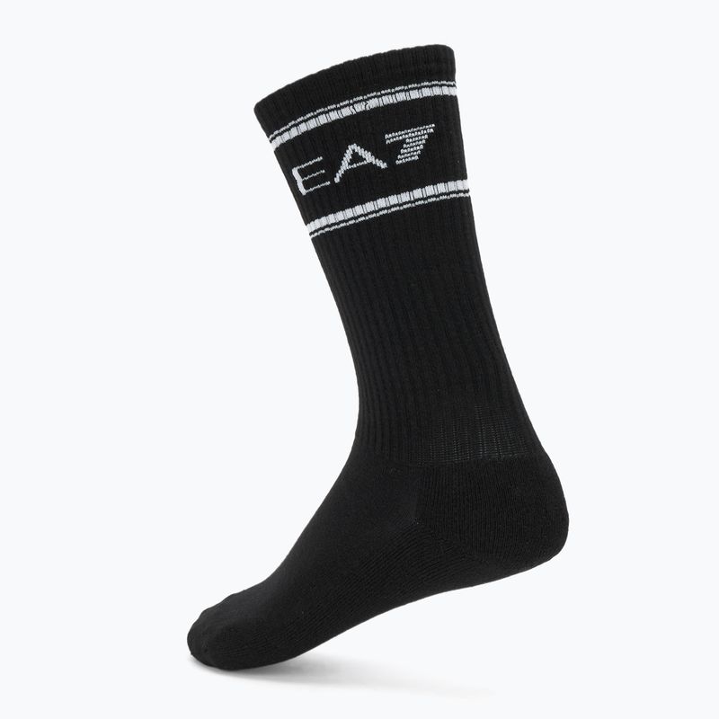 Skarpety EA7 Emporio Armani Train Socks Sponge 3 pary black/vanilla ice/armani blu 3