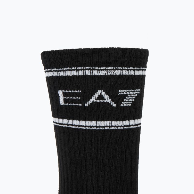 Skarpety EA7 Emporio Armani Train Socks Sponge 3 pary black/vanilla ice/armani blu 4