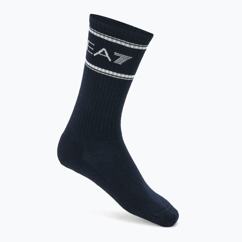 Skarpety EA7 Emporio Armani Train Socks Sponge 3 pary black/vanilla ice/armani blu 7