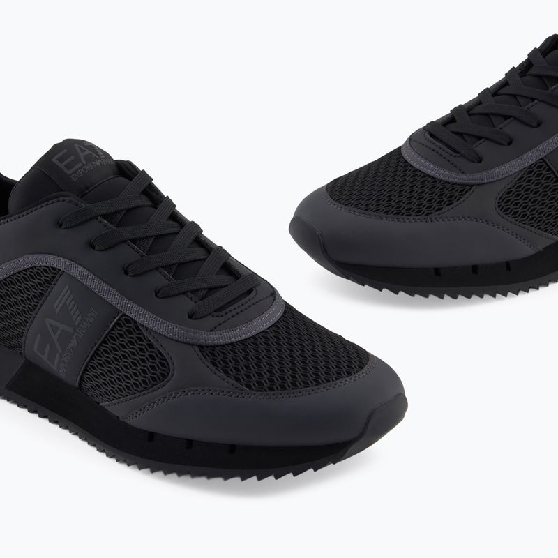Buty EA7 Emporio Armani Black & White Laces black/asphalt 13