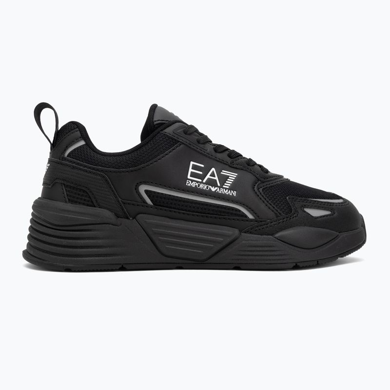 Buty EA7 Emporio Armani Ace Runner New triple black/silver 2