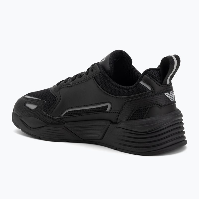 Buty EA7 Emporio Armani Ace Runner New triple black/silver 3