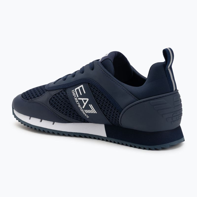 Buty EA7 Emporio Armani Black & White Laces navy/white 3