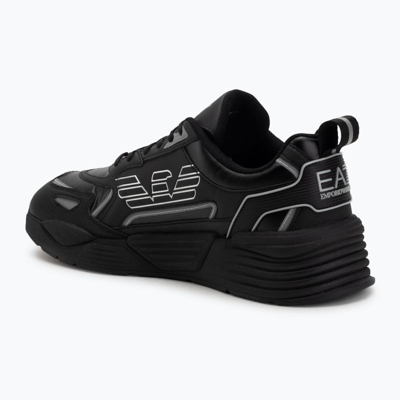 Buty EA7 Emporio Armani Ace Runner Special triple black/silver 3