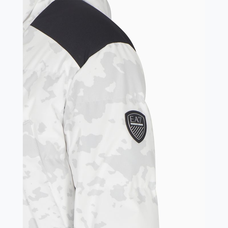 Kurtka narciarska męska EA7 Emporio Armani Ski Cortina Down fancy white 3