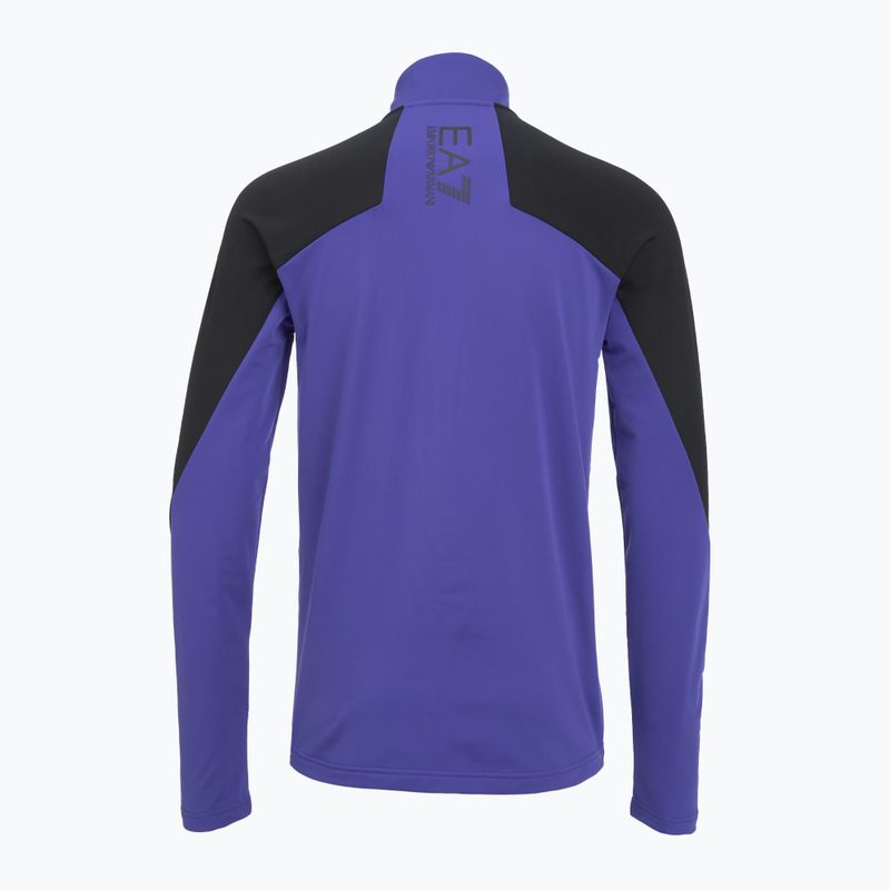 Bluza męska EA7 Emporio Armani Ski Kitzbuhel Power Stretch Colorblock T-Top Fz clematis blue 2