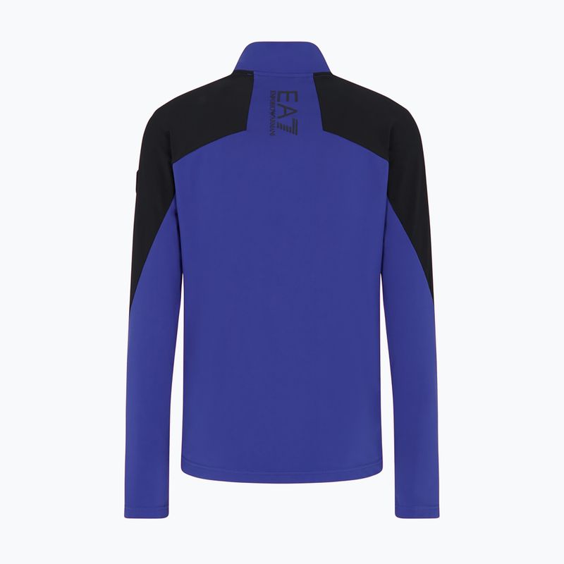 Bluza męska EA7 Emporio Armani Ski Kitzbuhel Power Stretch Colorblock T-Top Fz clematis blue 2