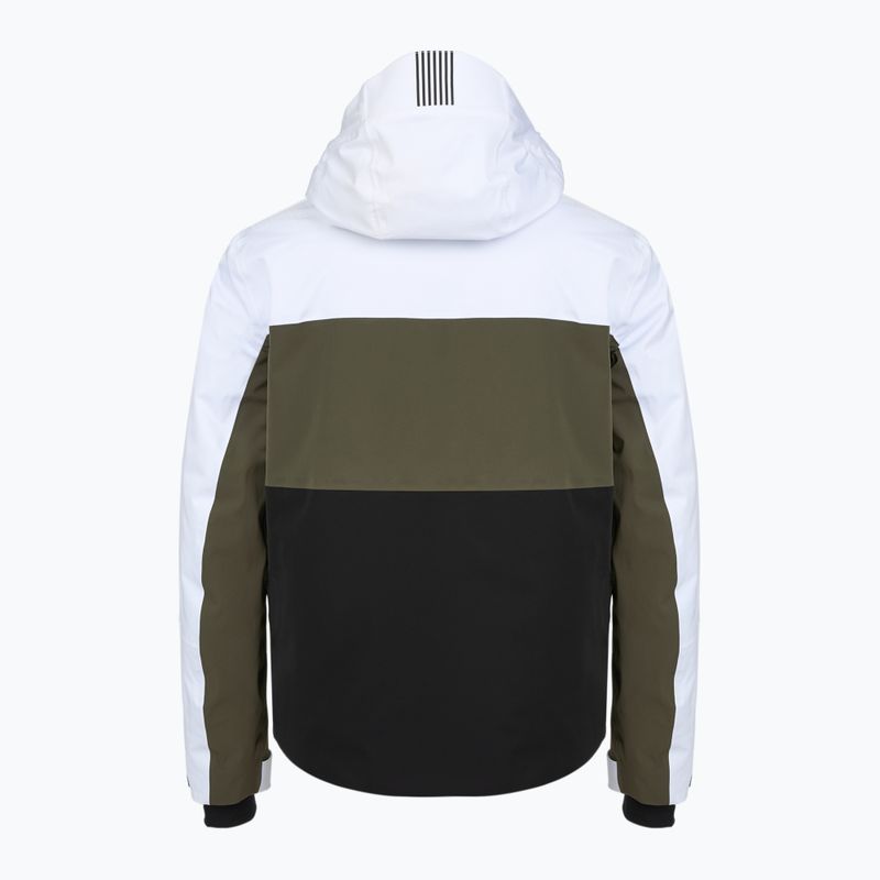 Kurtka narciarska męska EA7 Emporio Armani Ski Kitzbuhel Protectum7 Colorblock white/black/grape leaf 2