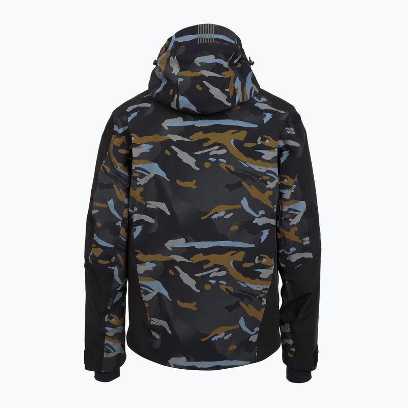 Kurtka narciarska męska EA7 Emporio Armani Ski Kitzbuhel Protectum7 Graphic brown camou 2