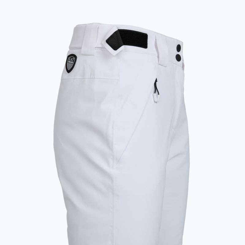 Spodnie narciarskie damskie EA7 Emporio Armani Ski Cortina Toray white 3