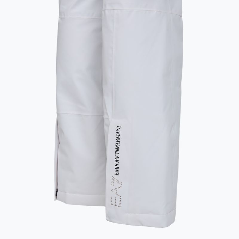 Spodnie narciarskie damskie EA7 Emporio Armani Ski Cortina Toray white 5