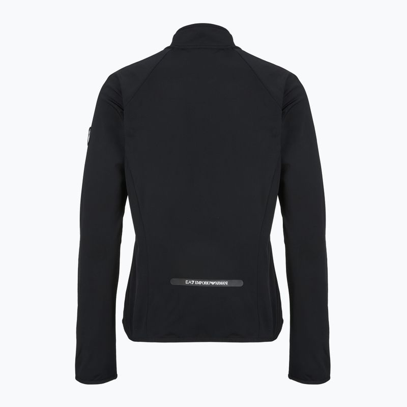 Bluza narciarska damska EA7 Emporio Armani Ski Cortina Powerstretch Fz black 2