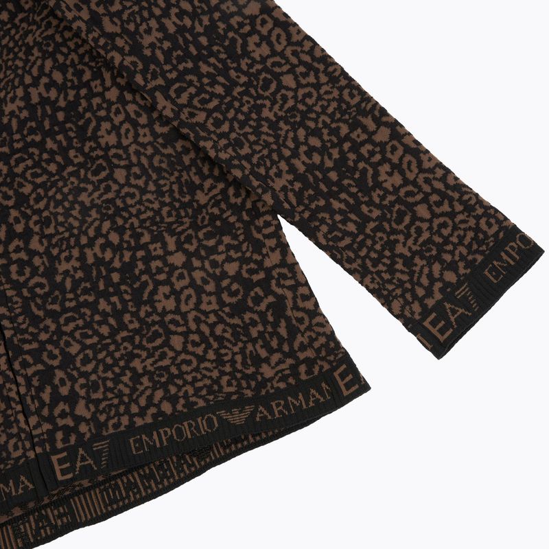 Komplet bielizny termoaktywnej damskiej EA7 Emporio Armani Ski Jacquard Knitted fancy brown animalier 6