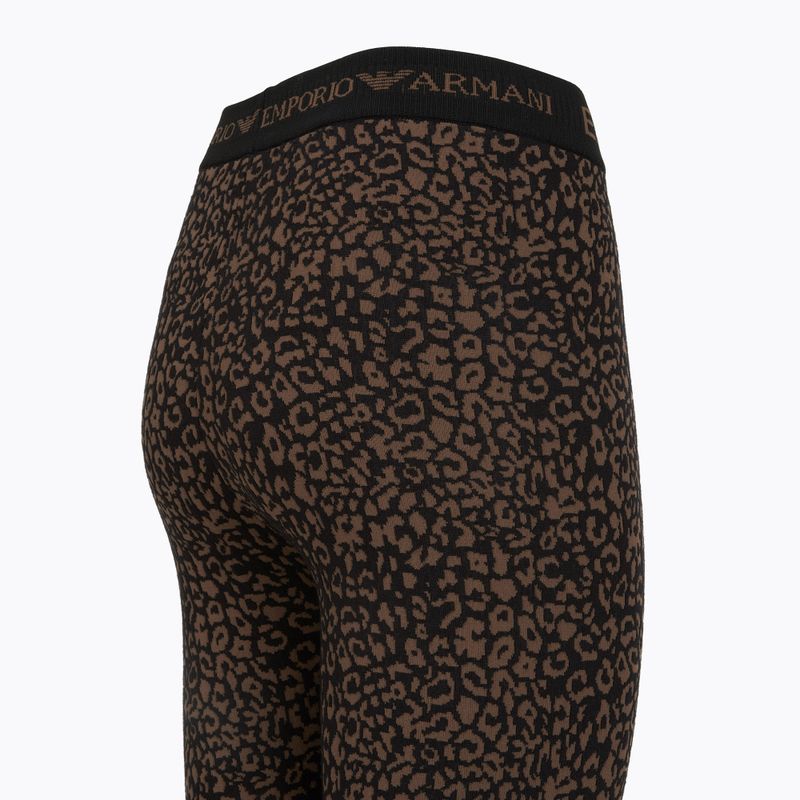 Komplet bielizny termoaktywnej damskiej EA7 Emporio Armani Ski Jacquard Knitted fancy brown animalier 10