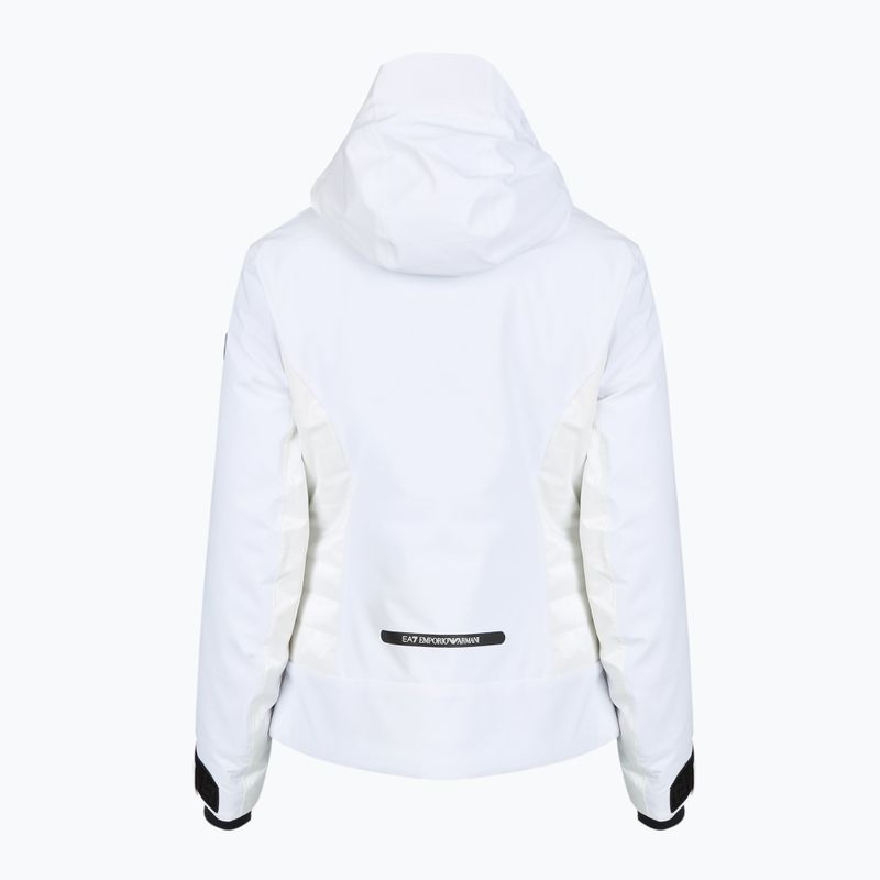 Kurtka narciarska damska EA7 Emporio Armani Ski Cortina Toray Fashion white 2