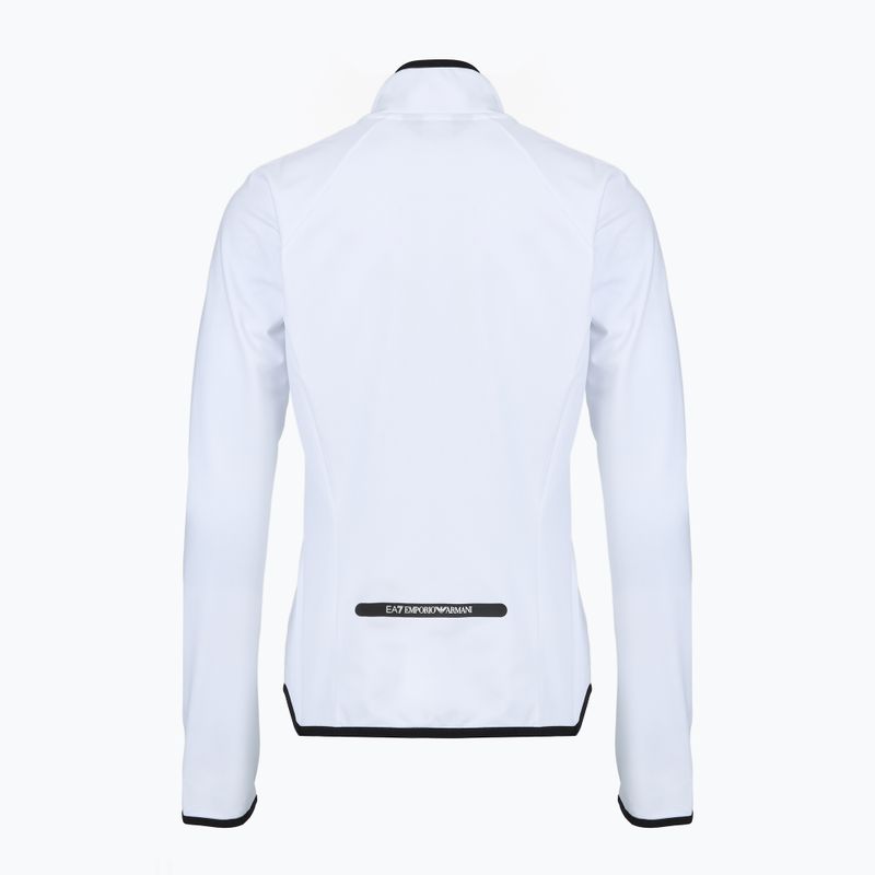Bluza narciarska damska EA7 Emporio Armani Ski Cortina Powerstretch Fz white 2