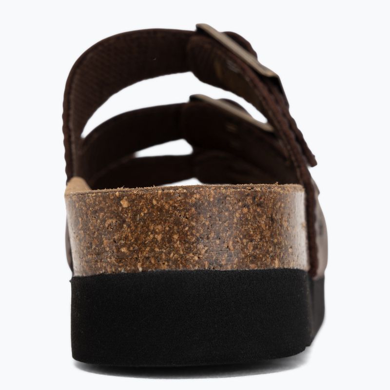 Klapki damskie Scholl Rio Wedge Ad Med dark brown 6
