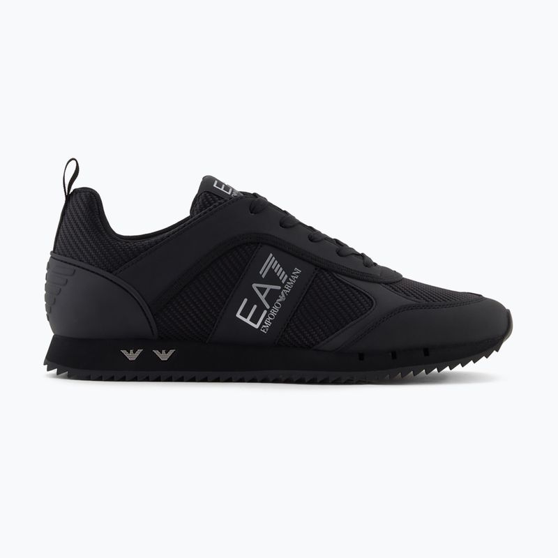 Buty EA7 Emporio Armani Black & White Carbon triple black/silver logo 8