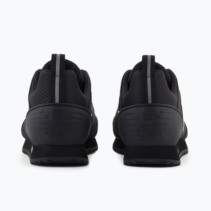 Buty EA7 Emporio Armani Black & White Carbon triple black/silver logo 10