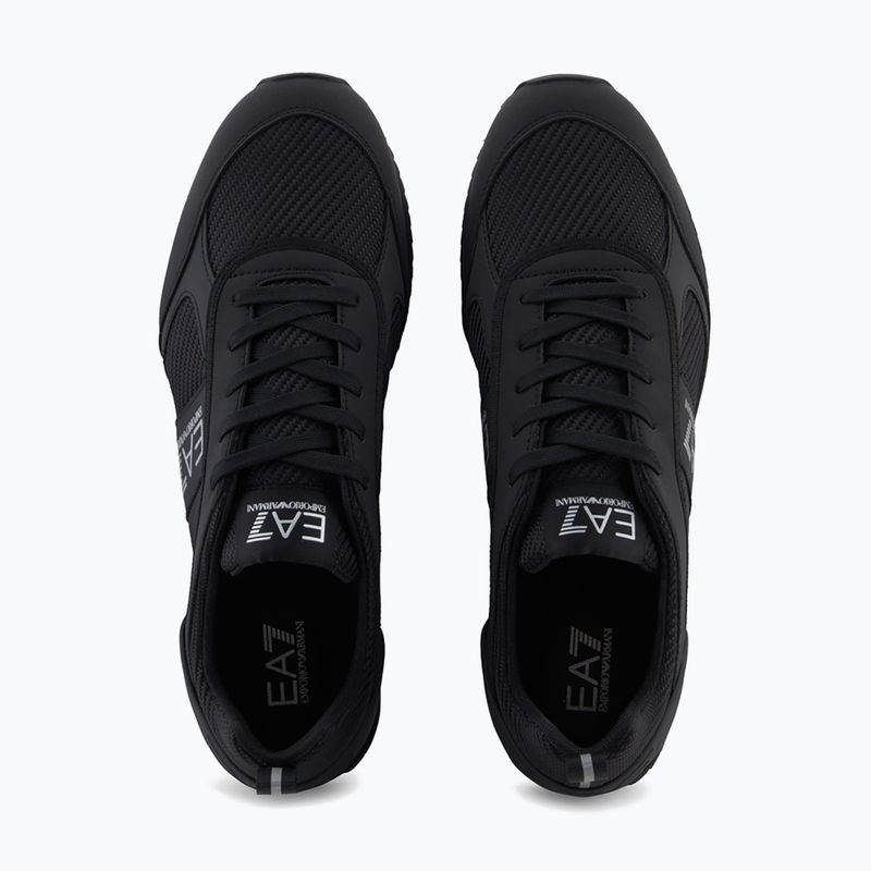 Buty EA7 Emporio Armani Black & White Carbon triple black/silver logo 12