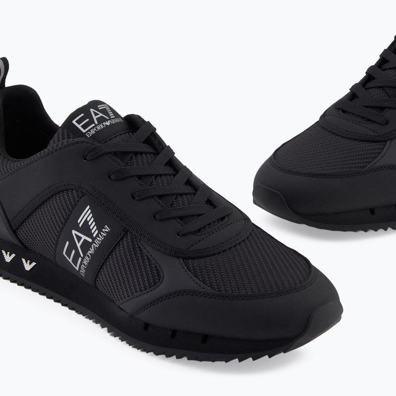 Buty EA7 Emporio Armani Black & White Carbon triple black/silver logo 13
