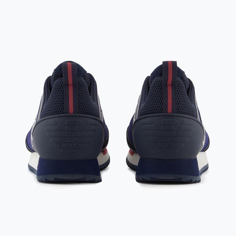 Buty EA7 Emporio Armani Black & White Suede sky captain/deep cobal/mineral 3