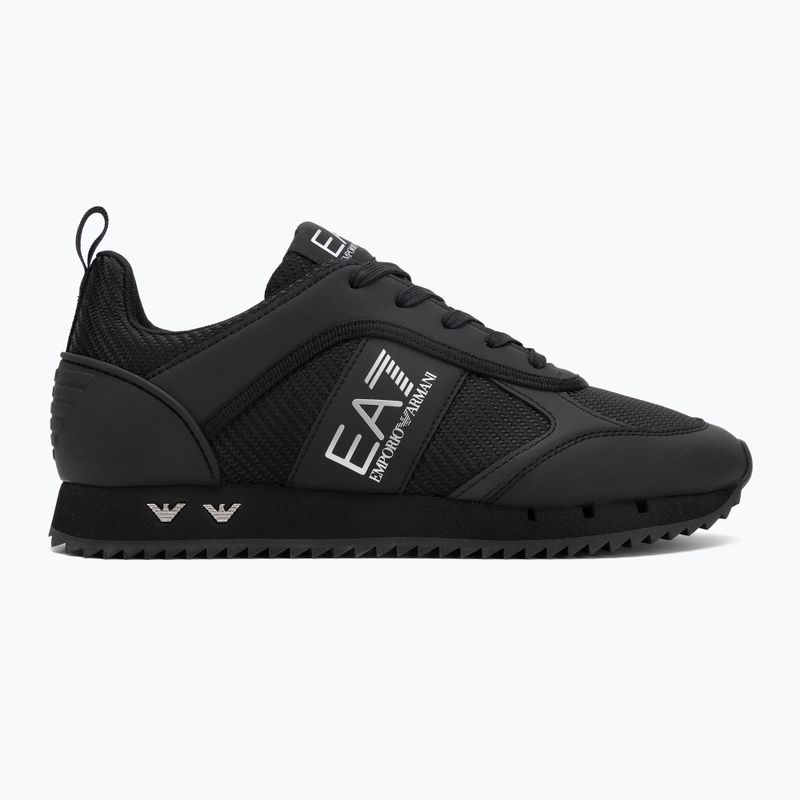 Buty EA7 Emporio Armani Black & White Carbon triple black/silver logo 2