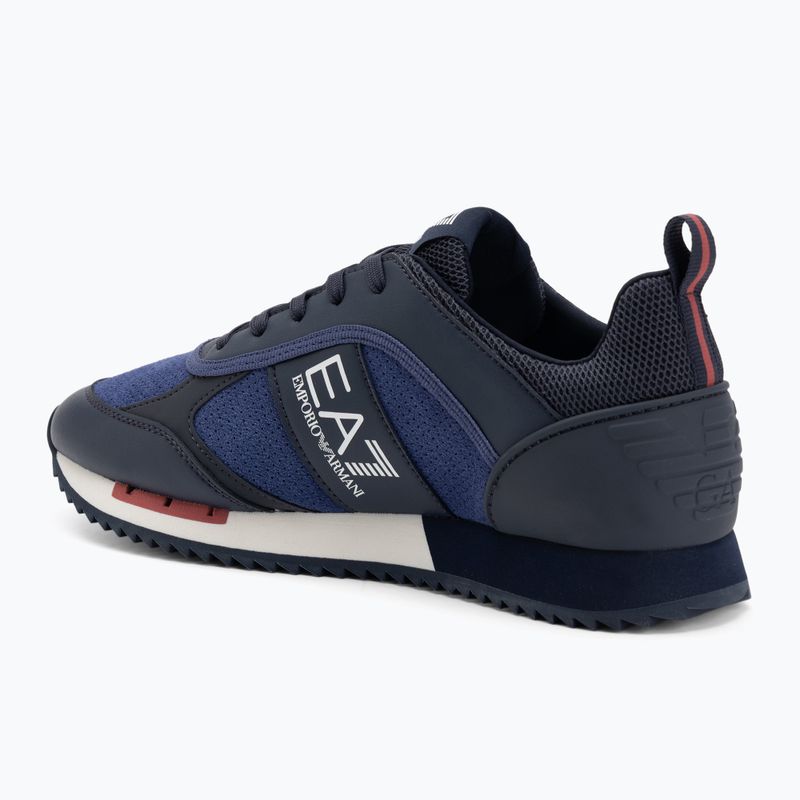 Buty EA7 Emporio Armani Black & White Suede sky captain/deep cobal/mineral 3