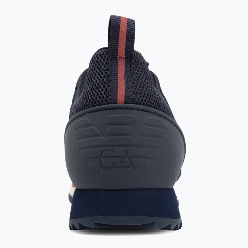 Buty EA7 Emporio Armani Black & White Suede sky captain/deep cobal/mineral 6