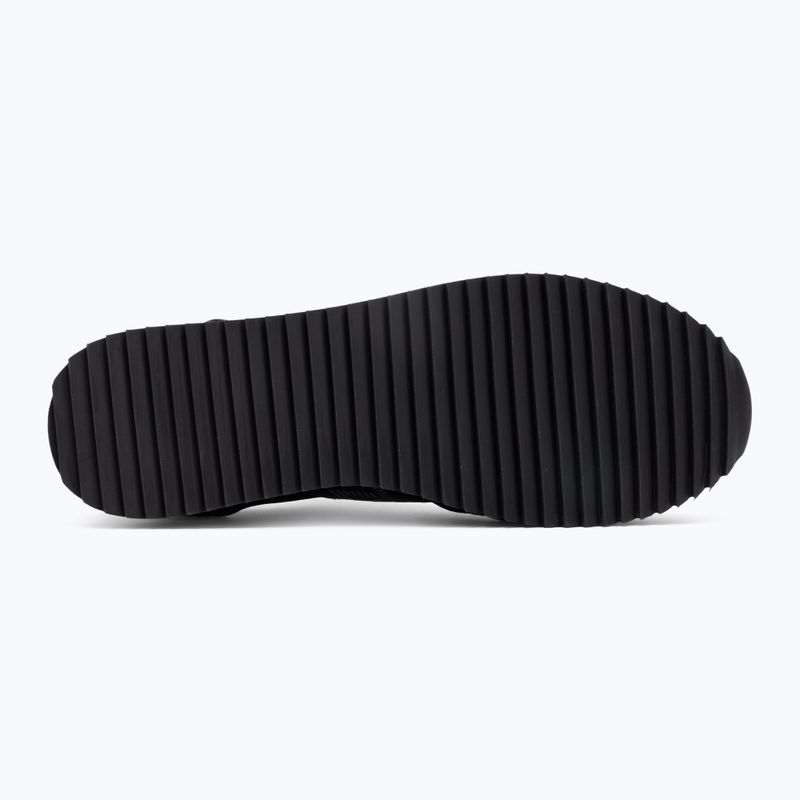 Buty EA7 Emporio Armani Black & White Suede triple black micropunch 4