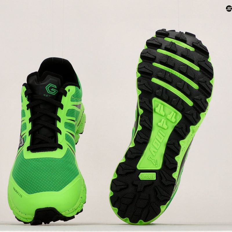 Buty do biegania męskie Inov-8 Trailfly G 270 V2 green/black 18