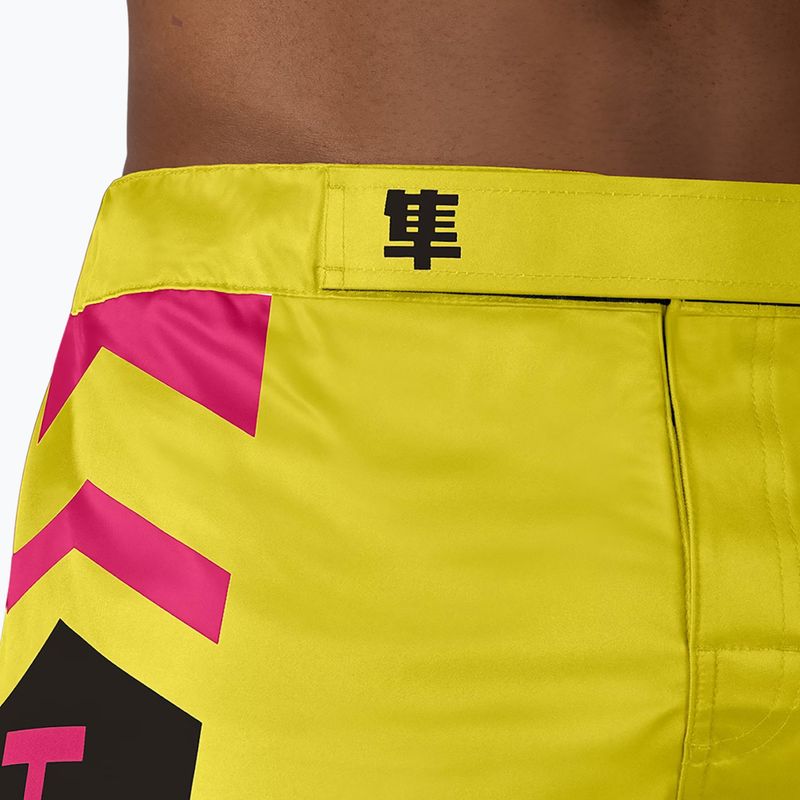 Spodenki treningowe Hayabusa Icon Fight yellow/blue 5