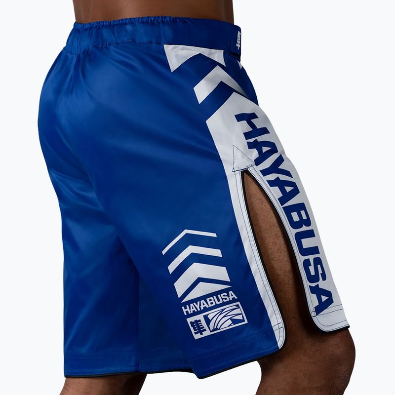 Spodenki treningowe Hayabusa Icon Fight blue/white 4