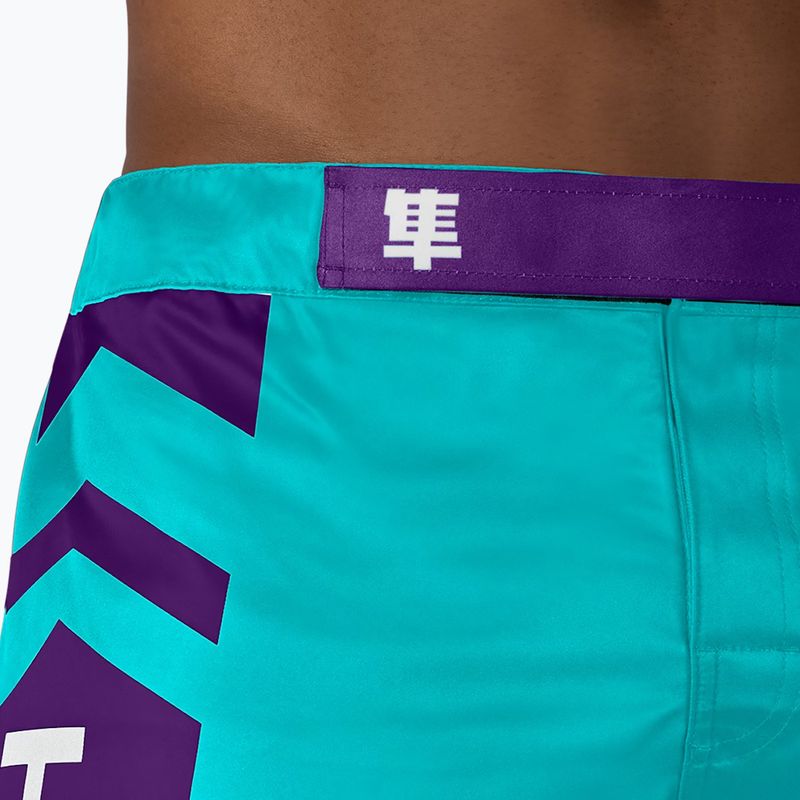 Spodenki treningowe Hayabusa Icon Fight teal/white 5