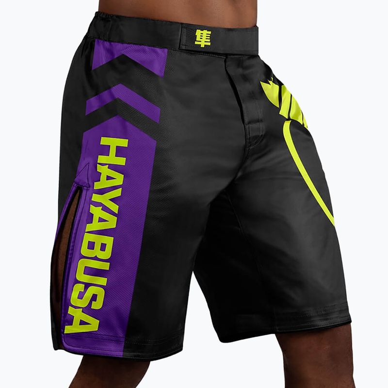 Spodenki treningowe Hayabusa Icon Fight black/yellow 2