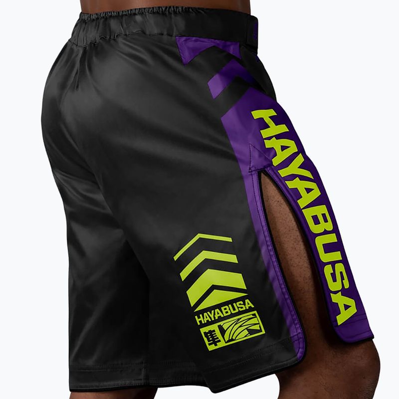 Spodenki treningowe Hayabusa Icon Fight black/yellow 3
