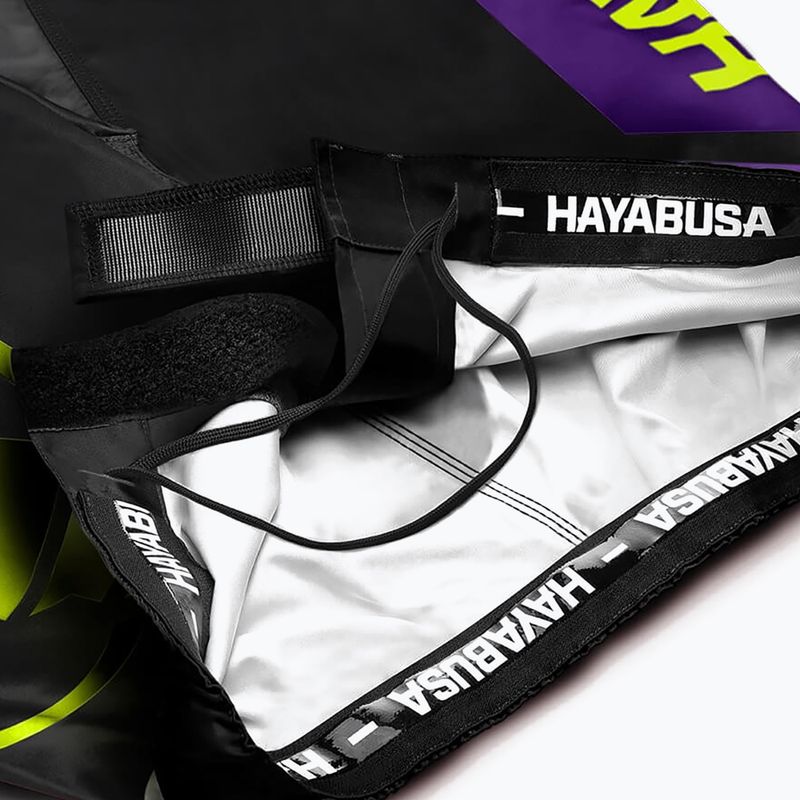Spodenki treningowe Hayabusa Icon Fight black/yellow 6