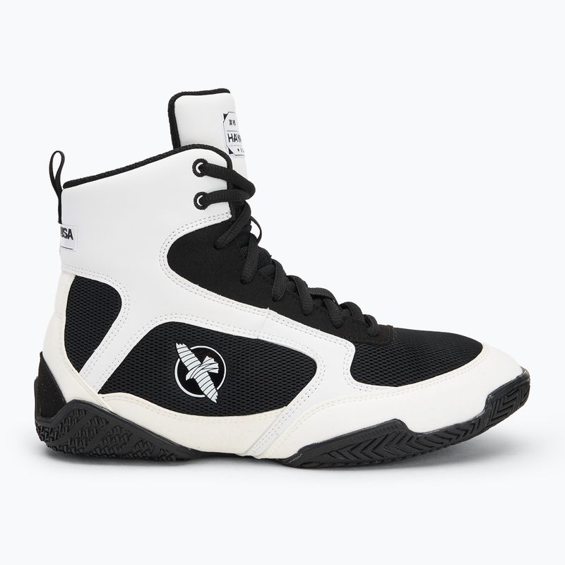Buty bokserskie męskie Hayabusa Pro Boxing black white 2
