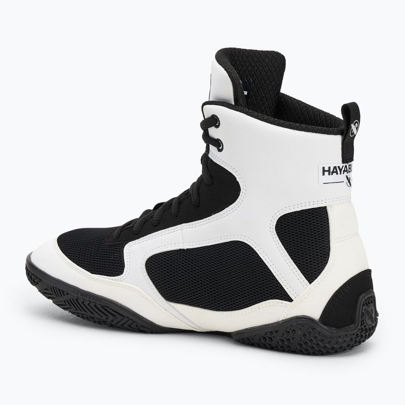 Buty bokserskie męskie Hayabusa Pro Boxing black white 3