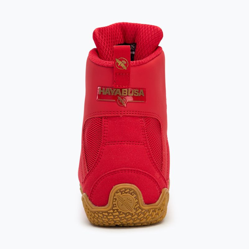 Buty bokserskie męskie Hayabusa Pro Boxing black red 6