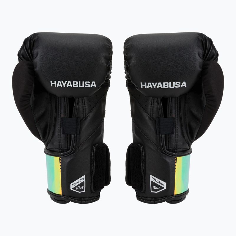 Rękawice bokserskie Hayabusa T3 black/iridescent 2