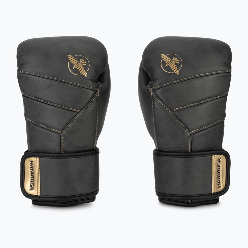 Rękawice bokserskie Hayabusa T3 LX Vintage black/gold 2