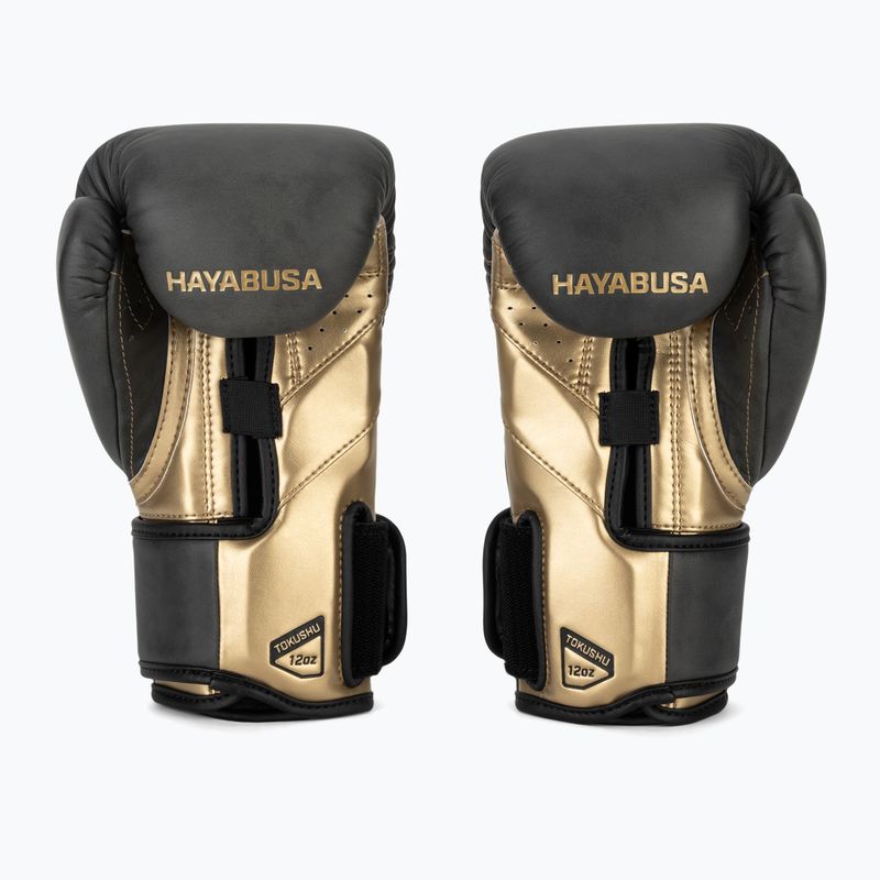 Rękawice bokserskie Hayabusa T3 LX Vintage black/gold 3
