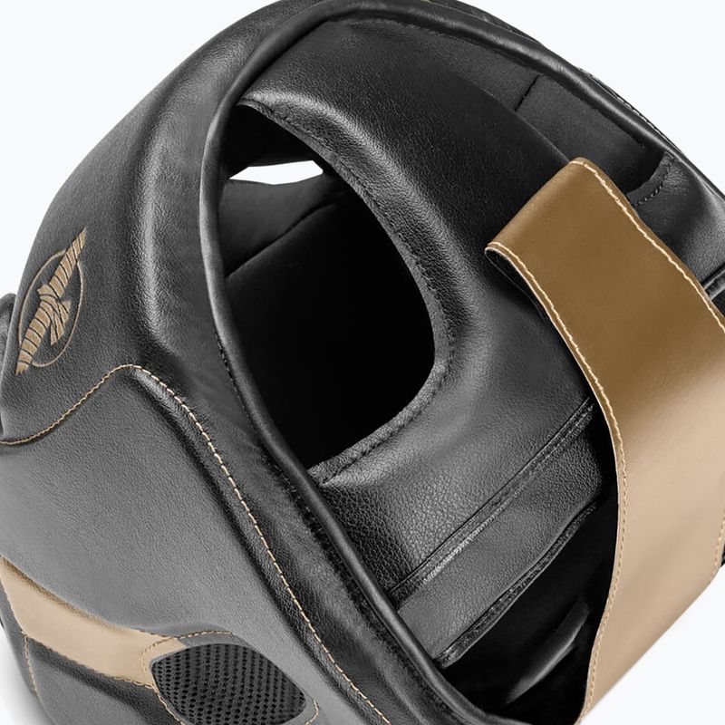 Kask bokserski Hayabusa T3 Chinless Boxing black/gold 7