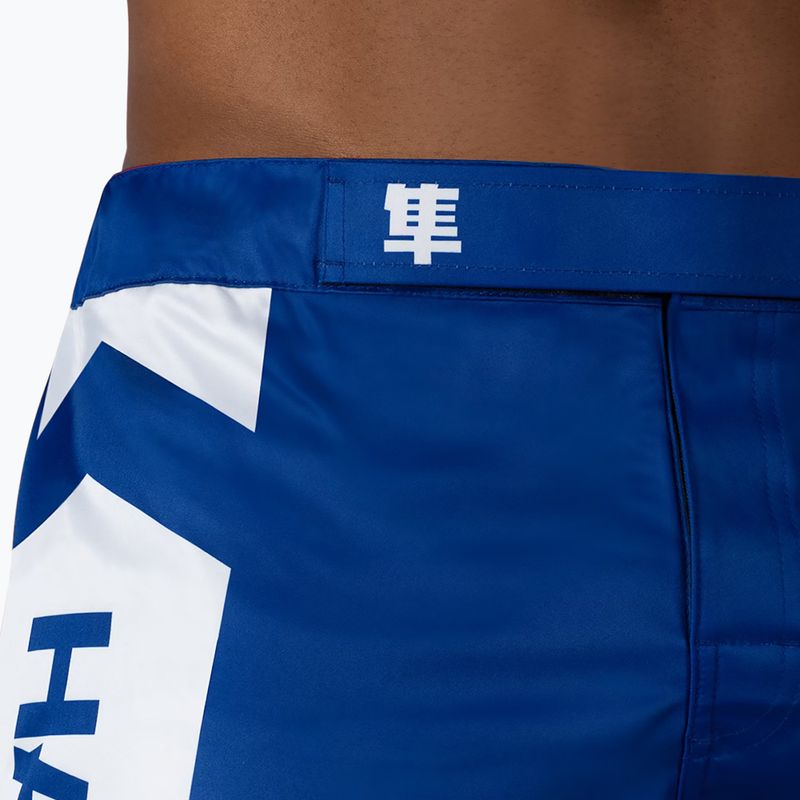 Spodenki treningowe męskie Hayabusa Icon Mid-Thigh MMA blue/white 5