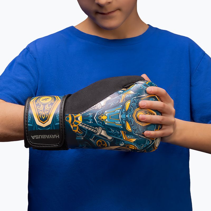 Rękawice bokserskie dziecięce Hayabusa Hayabusa S4 Youth Epic blue robot 8