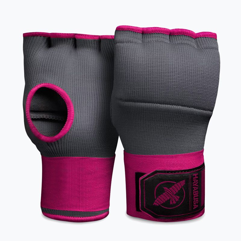 Rękawice wewnętrzne Hayabusa Quick Gel Hand Wraps grey/pink