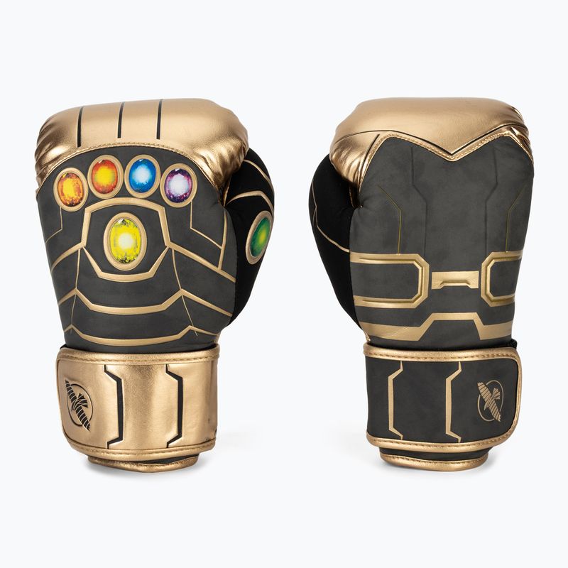 Rękawice bokserskie Hayabusa Marvel's Thanos gold/black 3