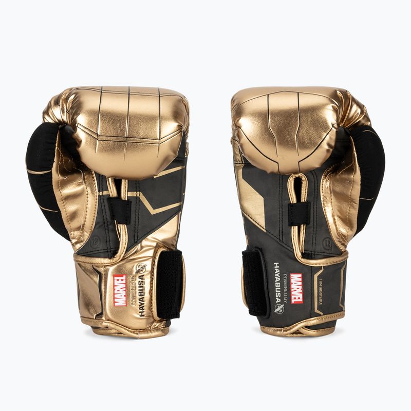 Rękawice bokserskie Hayabusa Marvel's Thanos gold/black 4