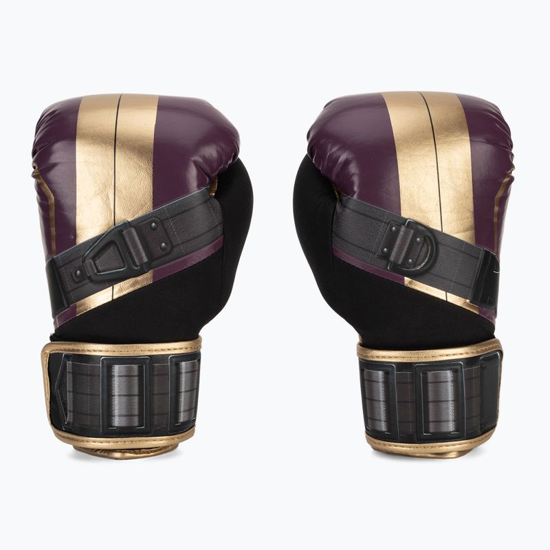 Rękawice bokserskie Hayabusa Marvel's Batroc purple/gold 2